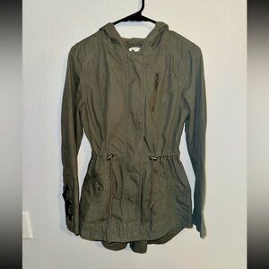 Maurices Green Hooded Utility Jacket